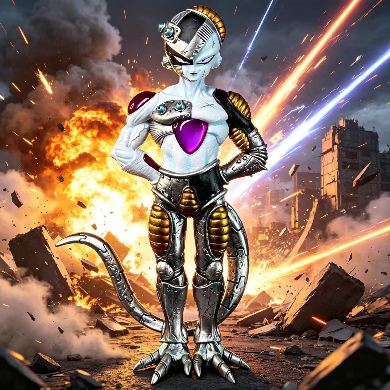 Model Kit Frieza - 21 cm/8.27 inch Anime Dragon Ball