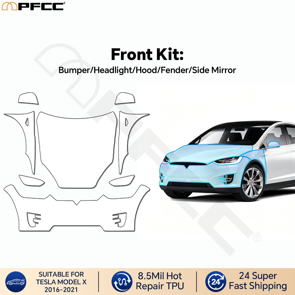 Logo Model Kit - Voor Tesla Model X 2016-2021 TPU