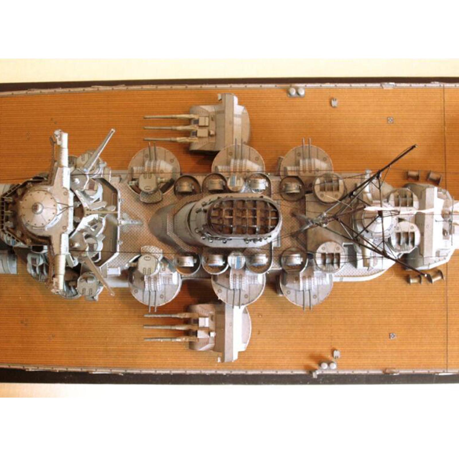Model Kit Ww2 - 1pc WW2 Yamato Marine Schip Puzzel