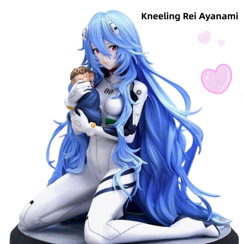 Model Kit Evangelion Bandai - Neon Genesis Evangelion Figuur: Knielende langharige