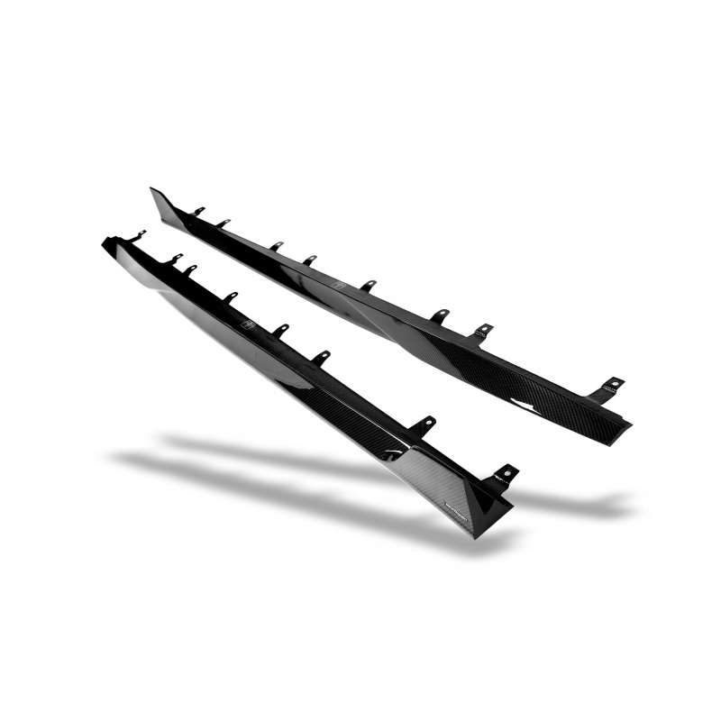 Model Kit Mustang - Hoge kwaliteit carbon fiber auto zijskirts