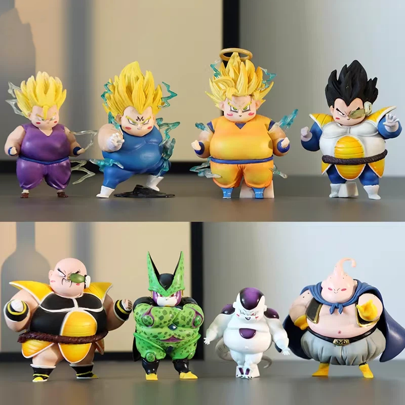 Model Kit Frieza - 8-delige set dikke Dragon Ball figuren