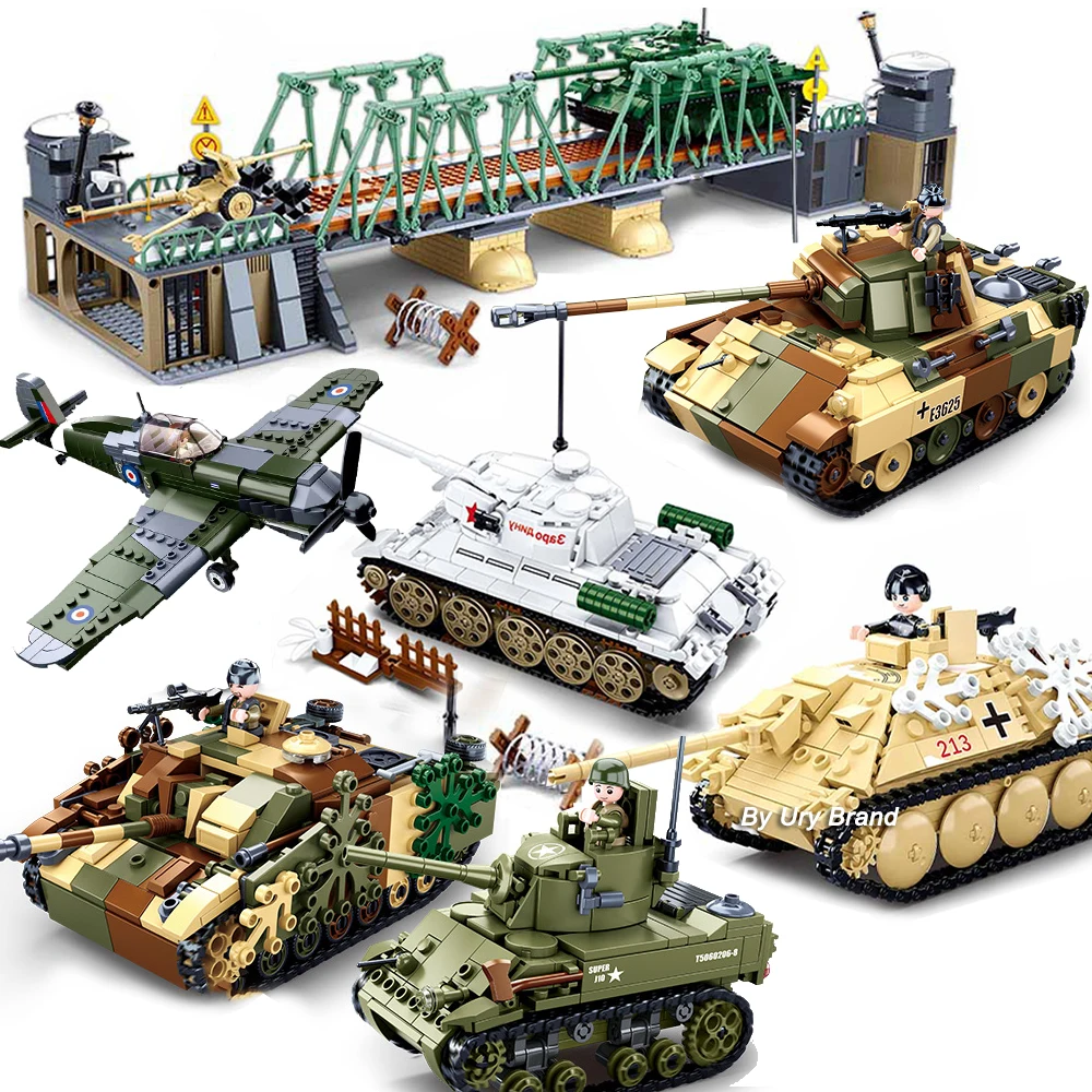 Model Kit Ww2 - Sluban Militaire Vliegtuig Stad Oorlogsvliegtuig Gevechtsvliegtuig