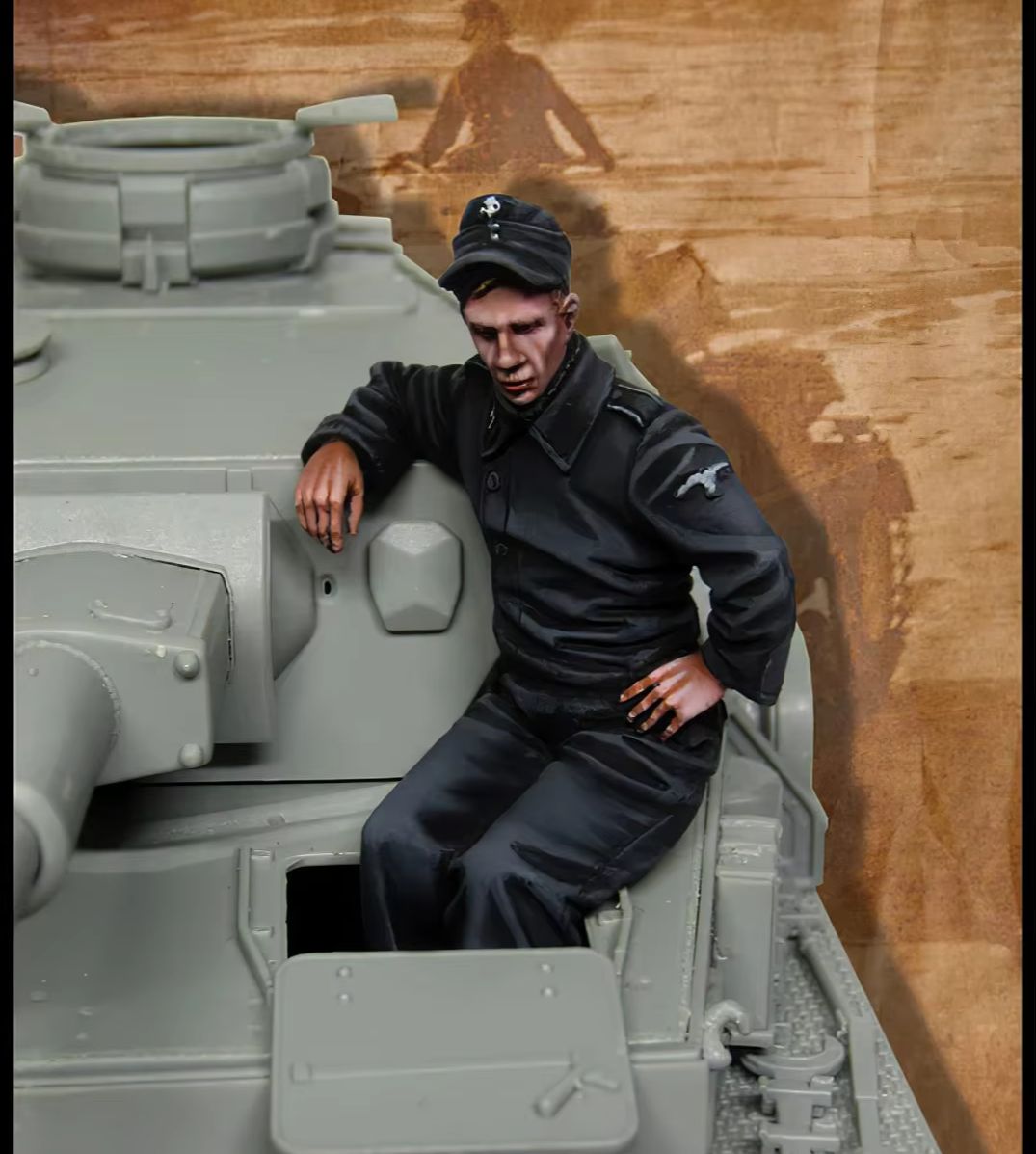Model Kit Ww2 - Modelbouwpakket 1:35 modelkit harskit Soldaten zittend