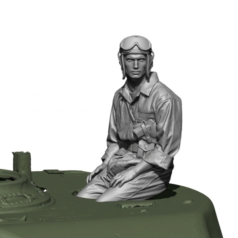 Model Kit Ww2 - 1/16 Schaal Die Cast Resin Figuur