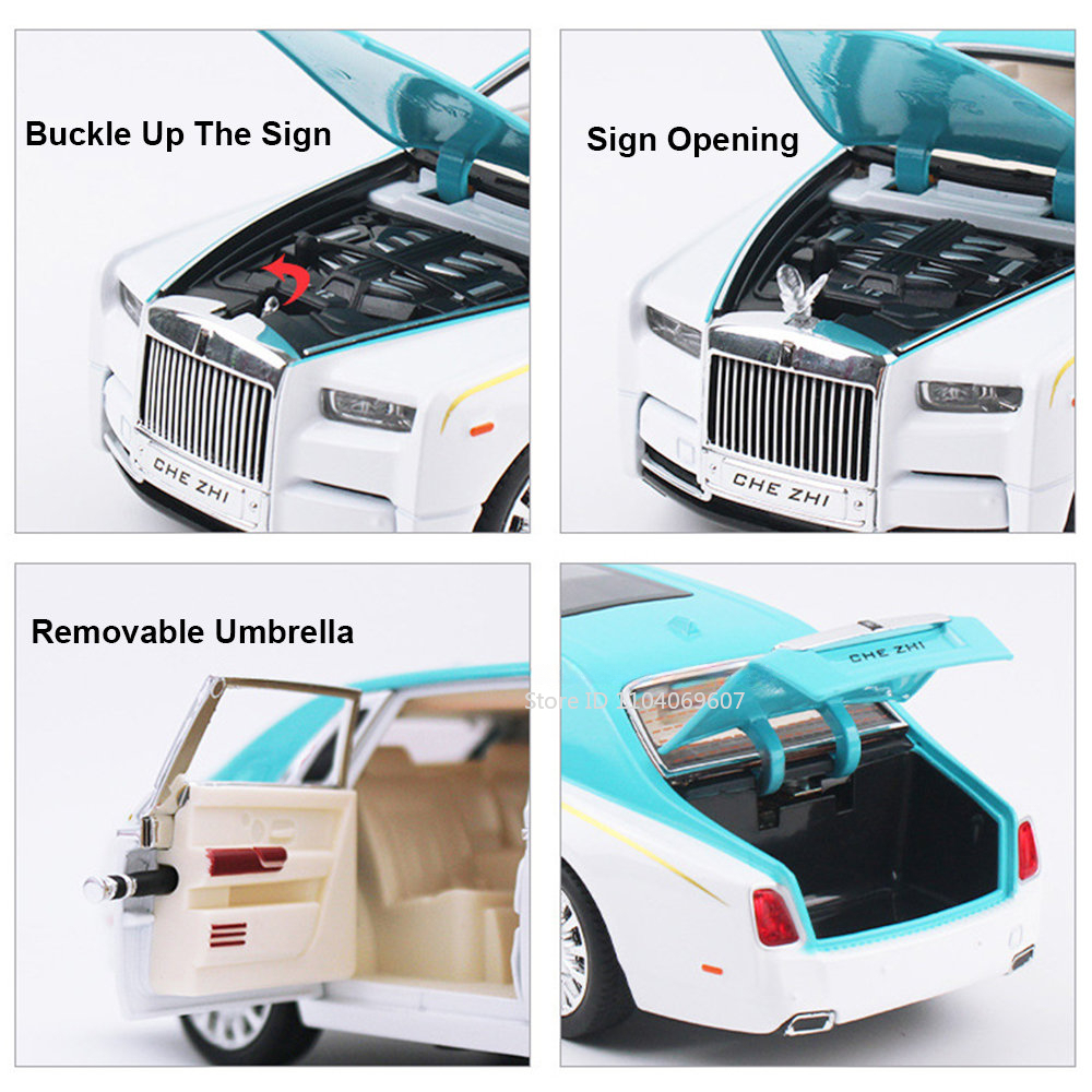 1:24 Rolls Royce Phantom Alloy - Model Kit Mustang recensie en prijs