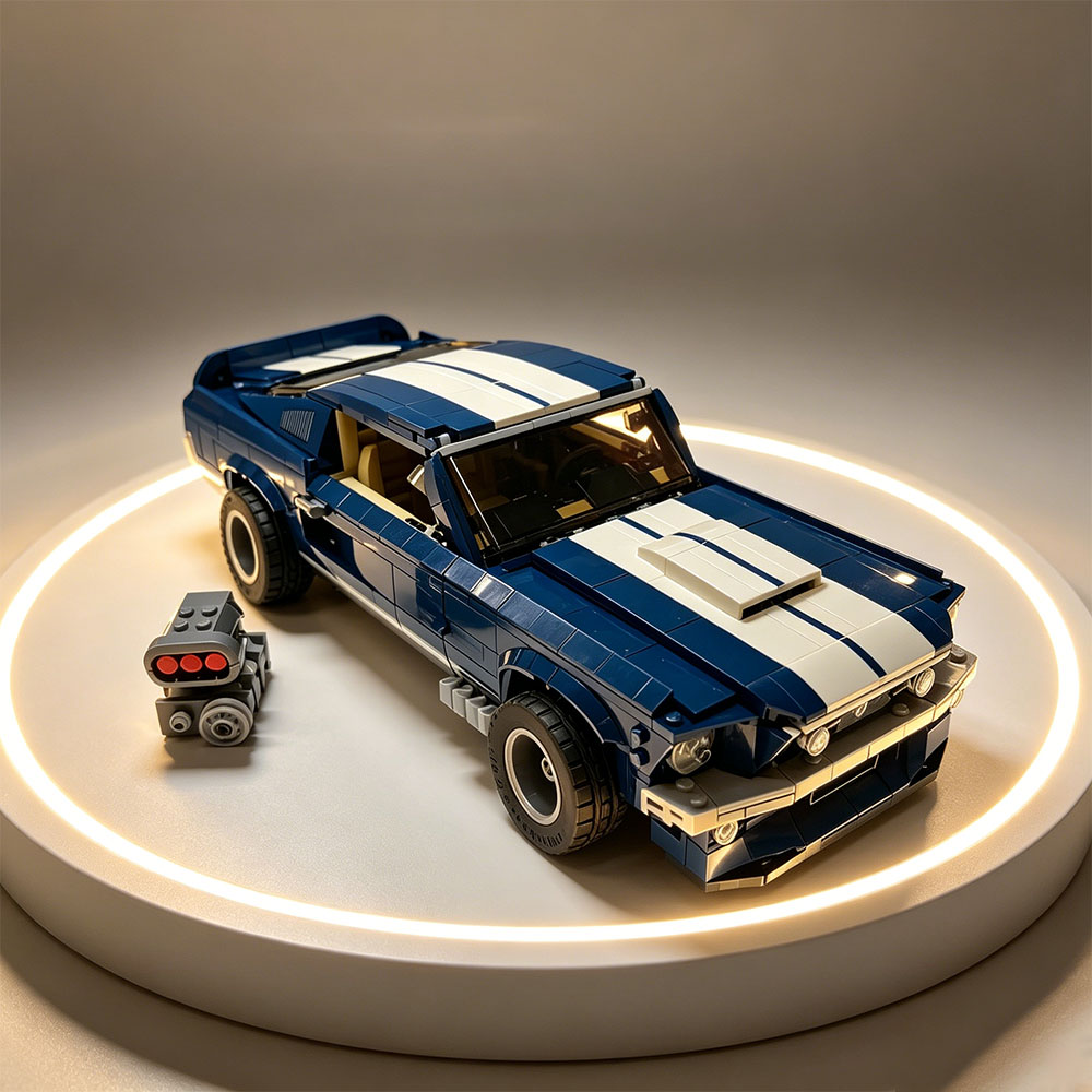 MOC1471Pcs Sport Racewagen For - Model Kit Mustang recensie en prijs