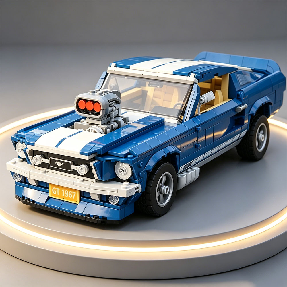 MOC1471Pcs Sport Racewagen For - Model Kit Mustang recensie en prijs