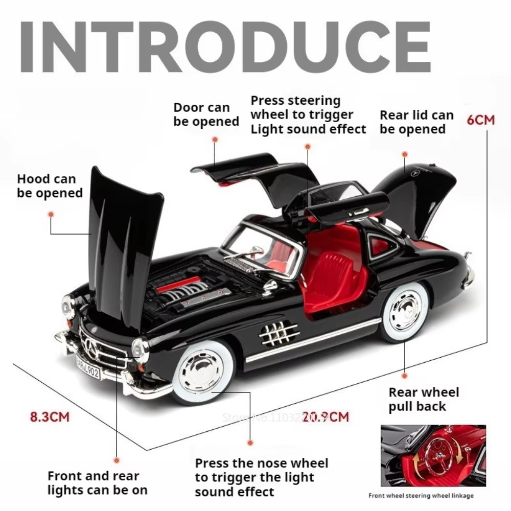 1:24 300SL W140 Legering Model - Model Kit Mustang recensie en prijs
