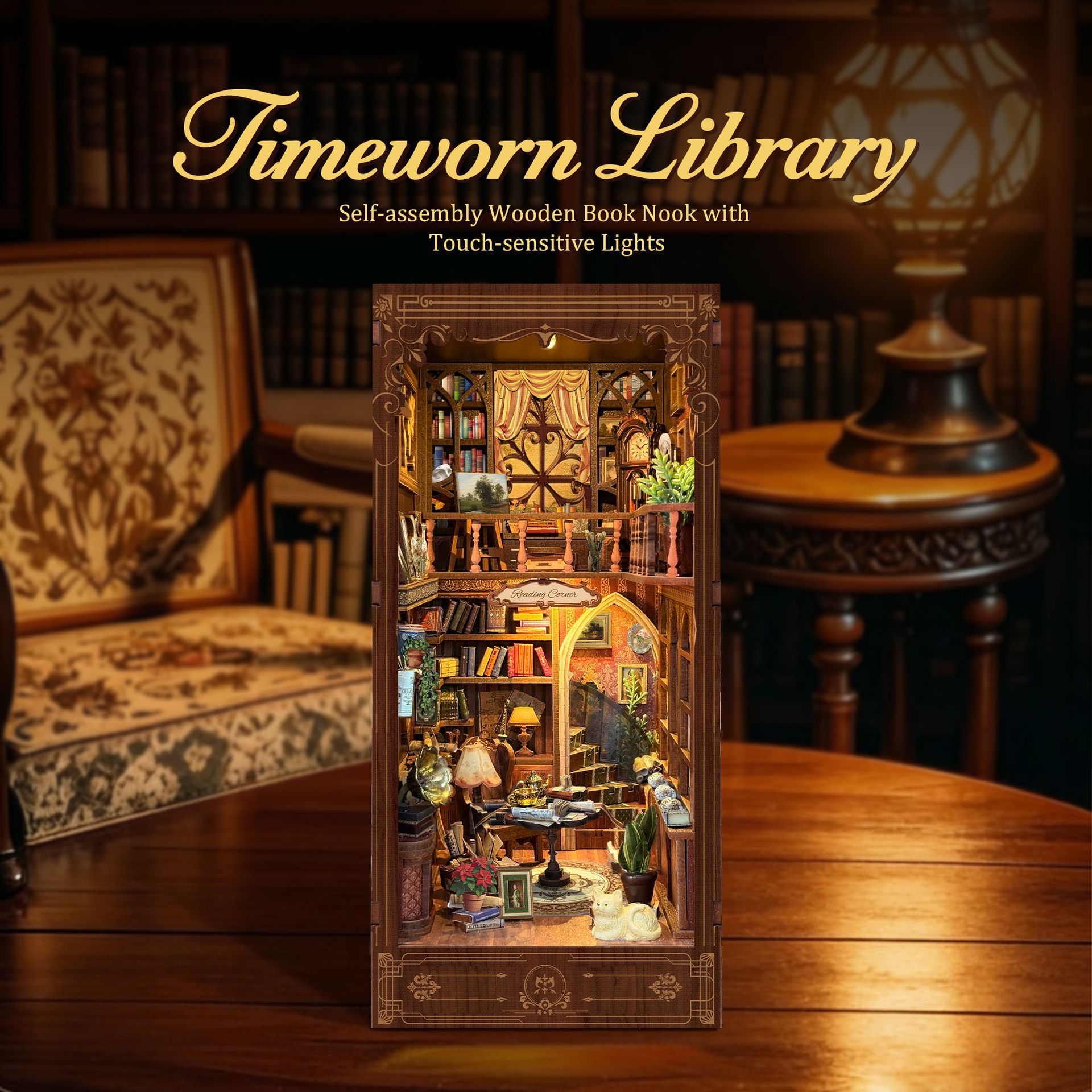 1:12 Schaal Timeworn Bibliothe - Model Kit Vintage recensie en prijs