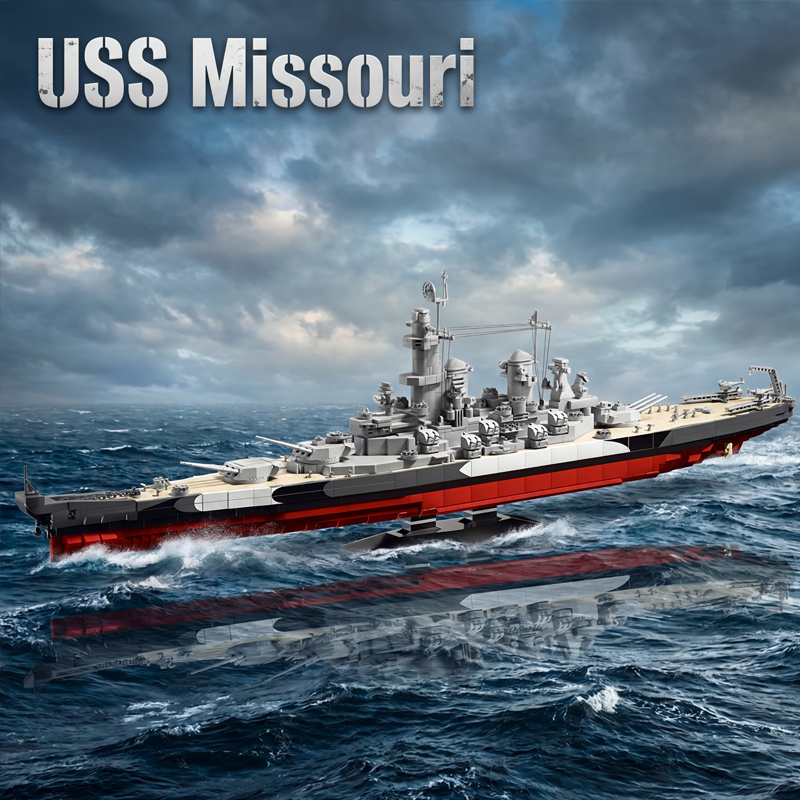 2568-delige USS Missouri slags - Model Kit Uss Missouri recensie en prijs