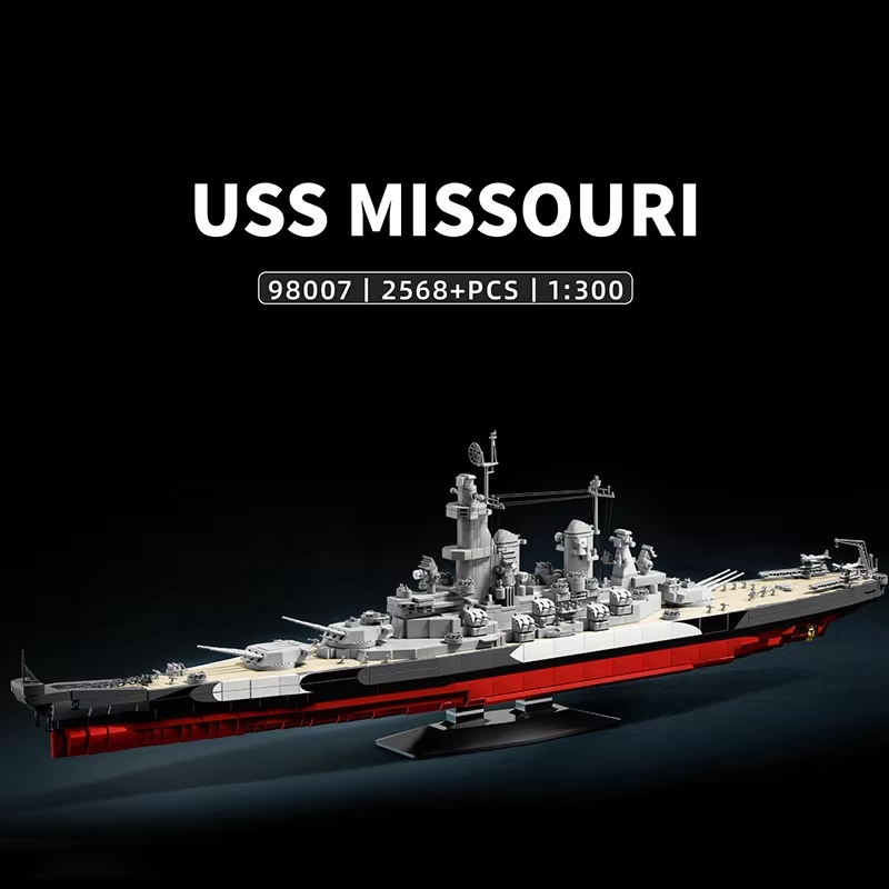 2568 stuks USS Missouri slagsc - Model Kit Uss Missouri recensie en prijs